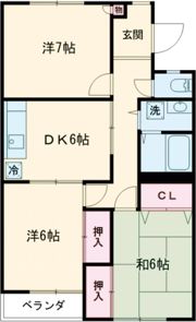 バイオレットフラワー F棟の間取り画像