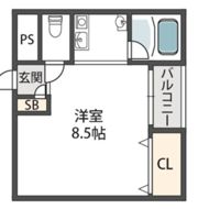 フェリセ富田の間取り画像