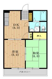 フォブールグリーングラスAの間取り画像