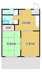 Anniversary竜洋の間取り画像