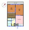 コーポかきだ2の間取り画像