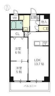 Alivio三田駅前の間取り画像