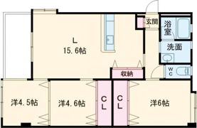 小嶺ハイツCの間取り画像