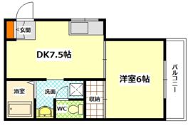 ジュネスムナカタの間取り画像