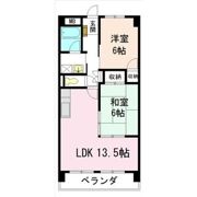 サウスヒルズ大清水の間取り画像