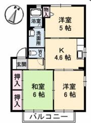 フロールドメゾン C棟の間取り画像