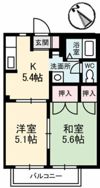 シャーメゾンSACHI Aの間取り画像