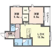 レジデンス ヴィラの間取り画像
