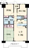 グリーンコーポ東生駒の間取り画像