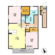 プレアデス見川 Cの間取り画像