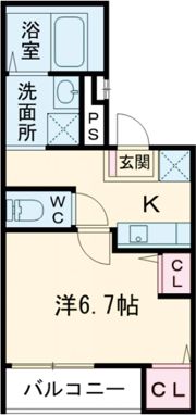 フジパレス堺香ヶ丘ウエストの間取り画像