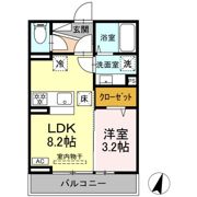 ヴィラクレストⅥの間取り画像