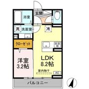 ヴィラクレストⅥの間取り画像