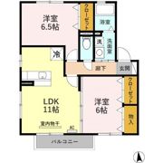 casa・L D棟の間取り画像