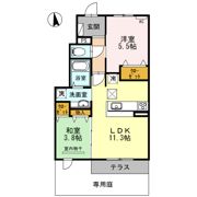 リバーサイド響の間取り画像