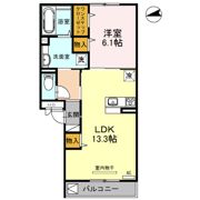 セジュール古市の間取り画像