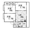 セジュール友竹の間取り画像