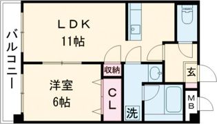 クレストラフィーネの間取り画像