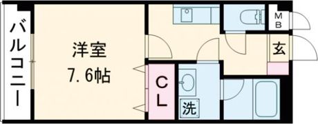 クレストラフィーネの間取り画像