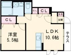 シュートラブCOCOの間取り画像