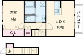 サンサージュ北条の間取り画像