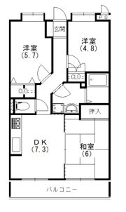 メゾンムラマツⅠの間取り画像