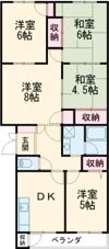 鳩里団地5号棟の間取り画像
