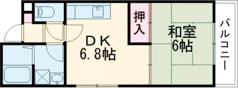 ペシュmotoshioの間取り画像