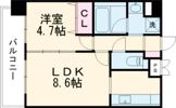 THE MUTUAL 藤崎宮の間取り画像