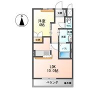 グローブ コートの間取り画像