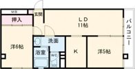 リバティーライフ枝吉の間取り画像