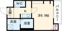 ジーイーヌフの間取り画像