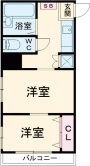 メゾンドシャワー通りの間取り画像