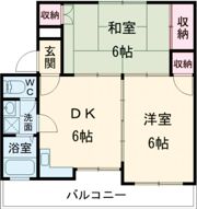 レーベンハイツ中部の間取り画像