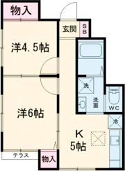 羽村中央シティーの間取り画像