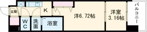 AELL OSAKA EASTの間取り画像