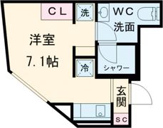 プラティーク神楽坂dualの間取り画像