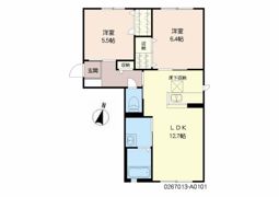 ガーデンヒル秋光 A棟の間取り画像