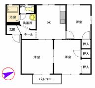 ディアス恒久 A棟の間取り画像