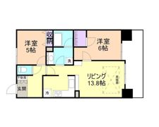 ユニ・アルス吹上プレジオ 502号の間取り画像
