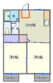 アルマ五番館の間取り画像