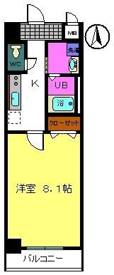 シャルマンフジ和歌山駅前の間取り画像