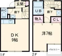コーポ沖ノ内Aの間取り画像
