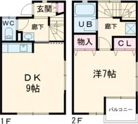 コーポ沖ノ内Aの間取り画像