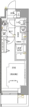 ユリカロゼ五反野Ⅱの間取り画像