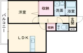 chou chou Kuzuha Asahiの間取り画像