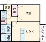 chou chou Kuzuha Asahiの間取り画像
