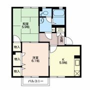 フレグランス花みづき Aの間取り画像
