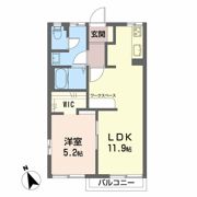 フレグランスにしみや Sの間取り画像