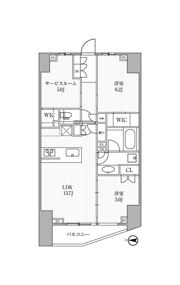 ﾃﾞｨｰﾑｽ方南町の間取り画像